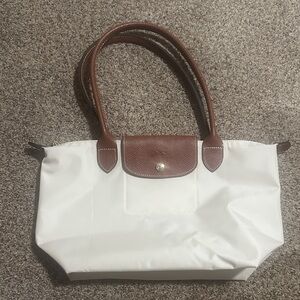 Elegant cream and Brown Tote Bag